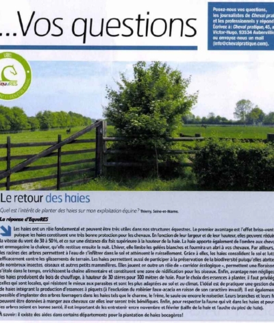 Le Label EquuRES dans le Cheval Pratique de mai 2019