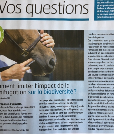 Le Label EquuRES dans le Cheval Pratique de septembre 2019