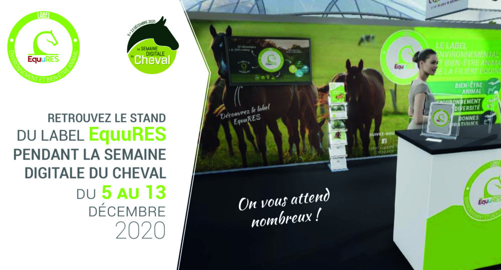 Le label EquuRES sera présent à la Semaine Digitale du Cheval !