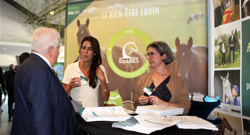 Le label EquuRES était présent au congrès de la FNCH à l'Hippodrome de Lyon