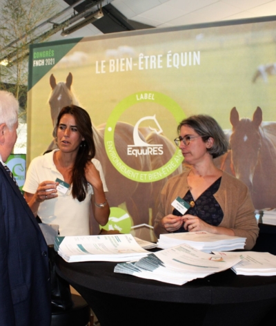 Le label EquuRES était présent au congrès de la FNCH à l'Hippodrome de Lyon