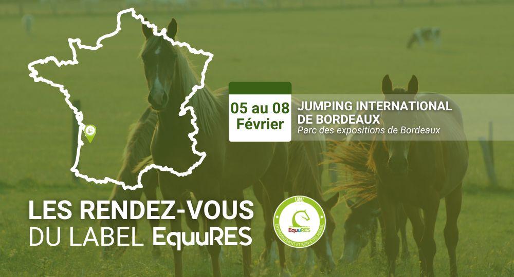 Le label EquuRES sera présent au Jumping International de Bordeaux