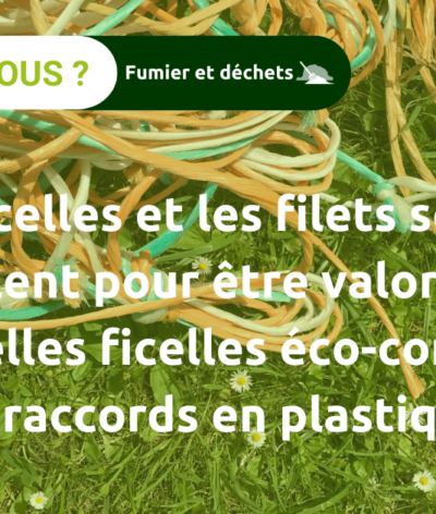 Résultats d'enquêtes sur le recyclage des ficelles et filets