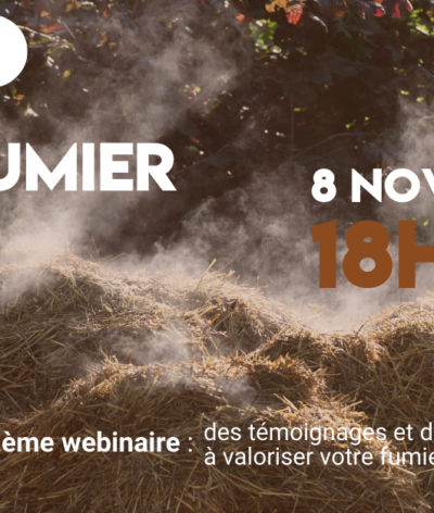 Webinaire Equi'Fumier : des témoignages et des outils pour vous aider à valoriser votre fumier équin